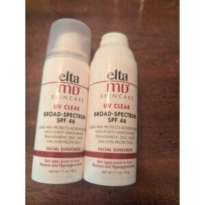 EltaMD UV Clear Face Sunscreen, SPF 46 Oil Free Sunscreen with Zinc Oxide, Prote